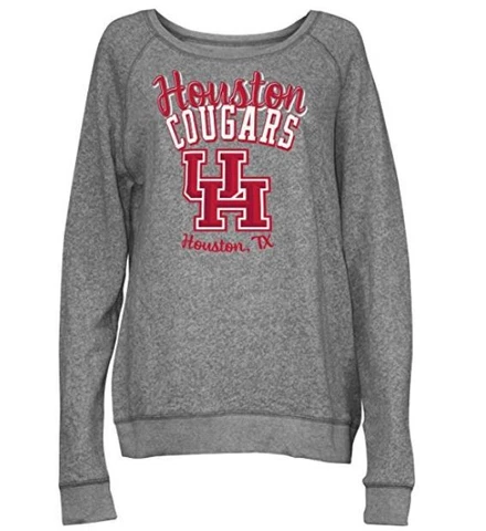Women's Junior's NCAA Houston Cougars Long Sleeve Sweatshirt Top Cover