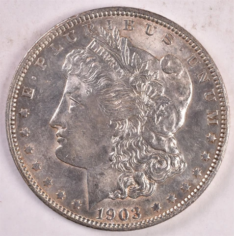 1903-O Morgan Silver Dollar - BU Cover