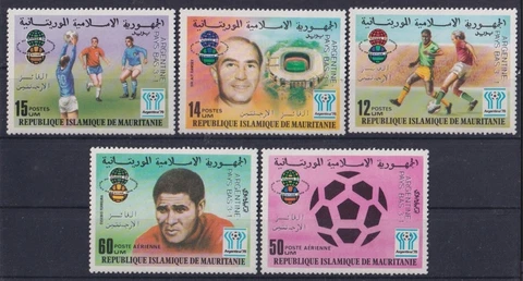 F-EX42715 MAURITANIE MNH 1978 WORLD SOCCER CHAMPIONSHIP CUP WINNER OVERPRINT Cover