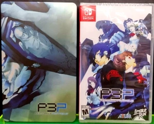 Persona 3 Portable NSW Limited Run Games LRG 213 Atlus Brand New w/ Steelbook - Picture 1 of 11