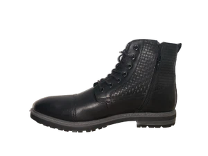 La Milano Men's Dress Ankle Boots Black #B51313 - Picture 1 of 6