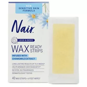 Sensitive Hair Remover Wax Ready Strips Legs and Body Hair Removal Wax Strips... - Picture 1 of 1