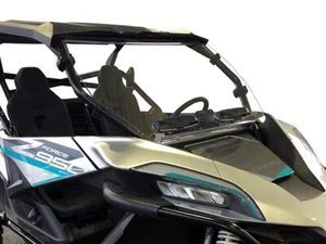 CF MOTO Z-Force 950 Sport Dual Vented Front Windshield Scratch Resistant - Picture 1 of 6
