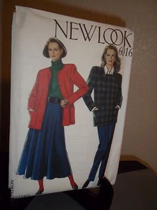 New Look #6016 Sewing Pattern Misses Skirt Pants Size 8 10 12 14 16 18 Uncut FF - Picture 1 of 2