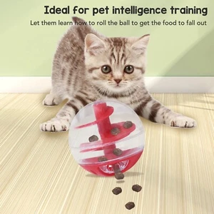 Cat Food Dispensing Ball Cat Treat Dispensing Ball Bite Resistant Interactive Pe - Picture 1 of 7