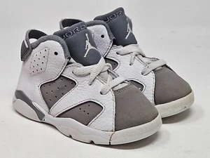 Jordan 6 Cool Grey Toddler Size 7c Used DV3606-100 Air Jordan Retro Baby TD 2022 - Picture 1 of 5