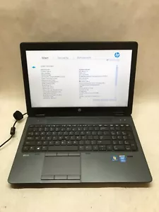 HP ZBook 15 Laptop 15" Intel i5-4300U 2.6GHz 4GB RAM NO HDD/OS For Parts READ DW - Picture 1 of 7