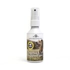 DOG FLEA Spray Natural Treatment For Fleas Ticks Lice Mites MADE IN THE UK 100ml