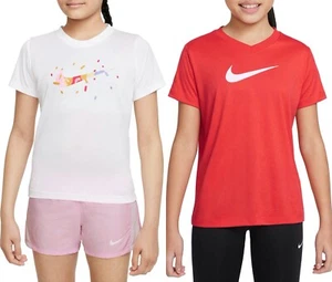New Nike Girls' Dry Legend Shirt Choose Size & Color - Picture 1 of 2