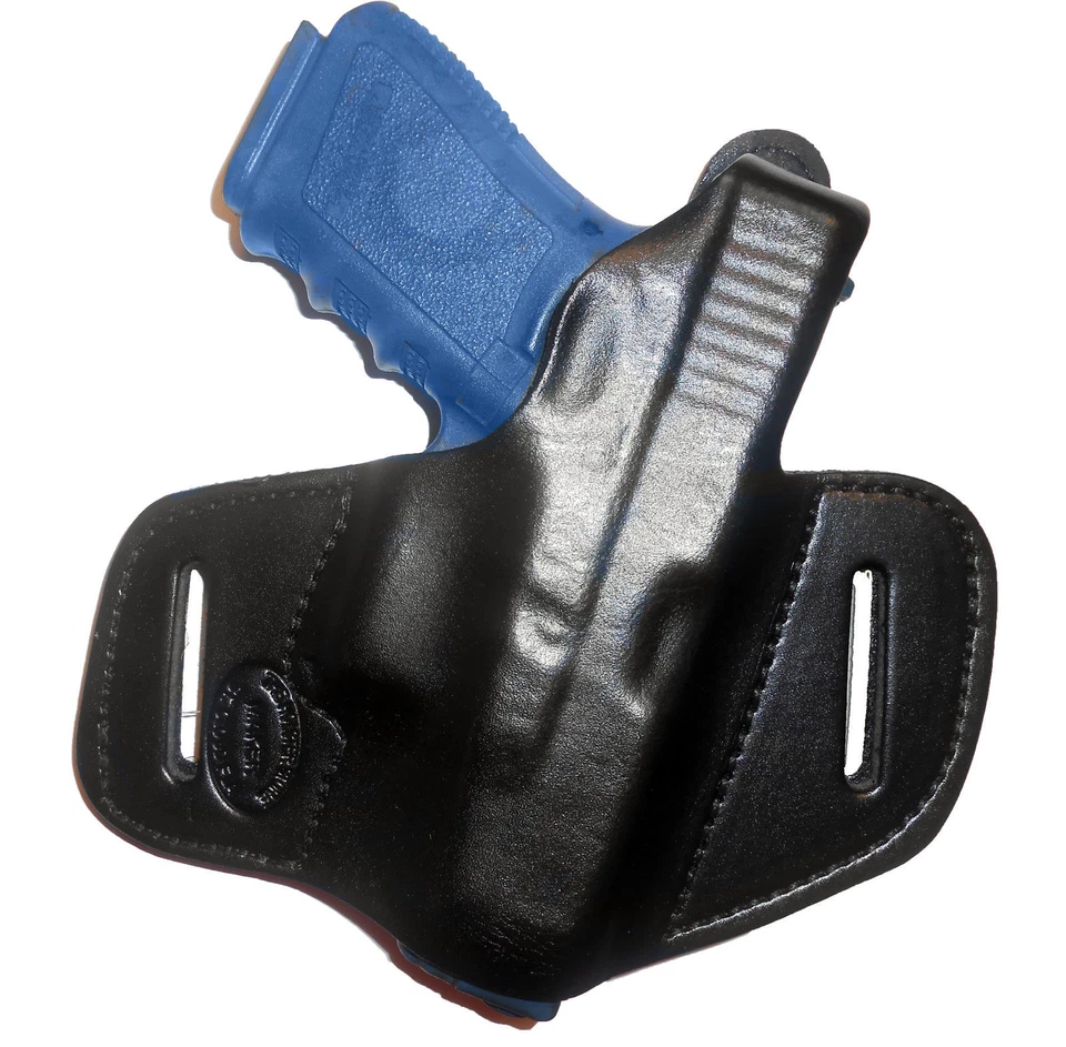 ON DUTY Gun Holster Glock 29, 30, 30SF Thumb Break RH OWB Black Leather - Image 1 of 1