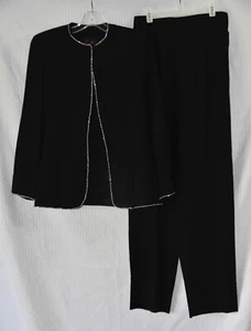 Genny Way Haute Couture Stunning Evenning Pant Suit Size 8 - Picture 1 of 8