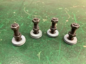 Juego de 4 pies niveladores de soporte de sierra de mesa Craftsman con patas de goma, pernos de 1/2" - Imagen 1 de 5