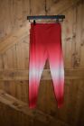 LuLaRoe One Size Valentine's Day Leggings Red White Pink Ombre Tie Dye NWOT