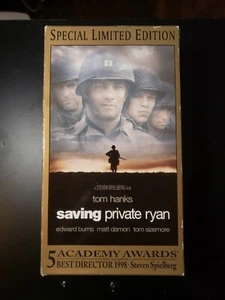 1998 SAVING PRIVATE RYAN 2 TAPE VHS SET SPECIAL LIMITED EDITION DREAMWORKS - Bild 1 von 5