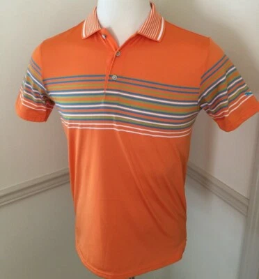 Camisa Puma Pequeña Naranja Para Hombre S/S Polo Manga Corta S/S 562900 Envoltura Crestable Foto 1 de 4