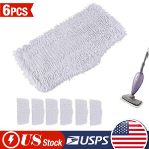 6x Replacement Washable Mop Pads for Shark Steam SK410 SK460 S3101 S3250 SK115