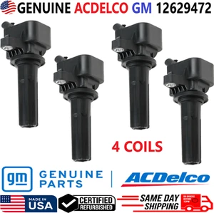 OEM x4 ACDelco Ignition Coils For 2006-2012 Chevrolet GMC Hummer Isuzu, 12629472 - Picture 1 of 5