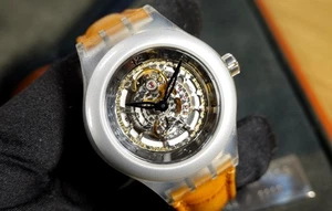 Carrusel Swatch 43 mm Diaphane One SVAK 1001 CAJA LIMITADA 455/2222 - Imagen 1 de 11