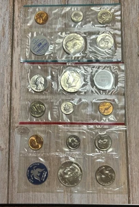 Mint Sets, 1964 P&D And 1965. Both Sets In Their Original Packaging. - Picture 1 of 4