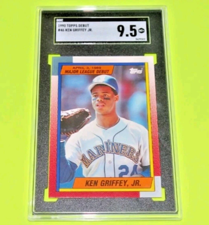 Ken Griffey Jr.~1989 Major League Debut - SGC 9.5 MINT+  1989 Topps #46 Rookie - Изображение 1 из 1