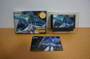 Gradius Famicom FC Konami Game Cartridge w/ Box & Manual Nintendo Japan - Picture 1 of 5