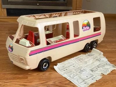 Casa rodante Barbie Star Traveler GMC Eleganza cámper autocaravana furgoneta 1976 piezas de juguete vintage Foto 1 de 4