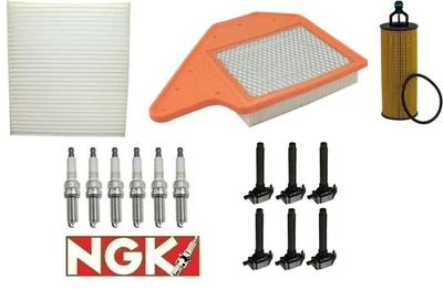 Kit de afinación filtros bobinas y tapones para Chrysler Town & Country 2011-2013 3,6 L Foto 1 de 4