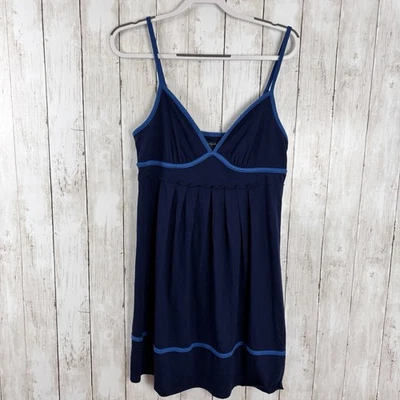 American Eagle Outfitters Babydoll Sundress Blue Coquette Y2K Large Preppy Coast - Image 1 of 4