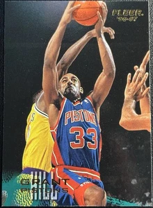 Tarjeta Fleer Grant Hill #31 1996-97 Detroit Pistons! A18 - Imagen 1 de 2