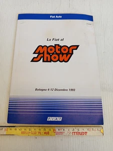press kit stampa originale 1993 Motor Show Fiat Coupé Cinquecento Trofeo Punto - Imagen 1 de 17