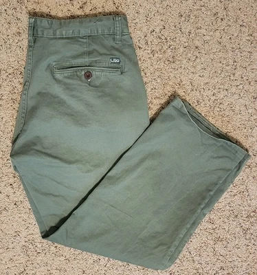 LRG Lifted Research Group Army Green True Straight Fit Pants Mens 35 x 27  - Image 1 of 4
