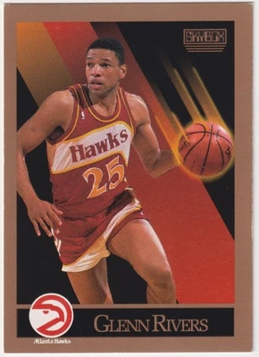 1990 - 91 SkyBox #7 Glenn "Doc" Rivers 亚特兰大老鹰队 — 第 1/2 张图片