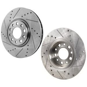 Front & Rear Brake Disc Rotors for Jeep Compass Renegade Fiat 500X 2016-2022 - Picture 1 of 14