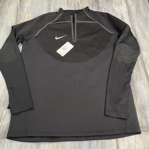 Nike Therma Fit ADV Winter Warrior Drill Top Soccer Pullover Mens XL DQ5049-010 - Picture 1 of 5