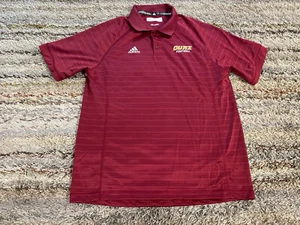 OUAZ Football OTTAWA UNIVERSITY adidas Climalite Mens Polo Golf Shirt Medium Red - Picture 1 of 8