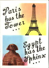 1992 Gruesome Greeting Cards #22 Paris has the Tower