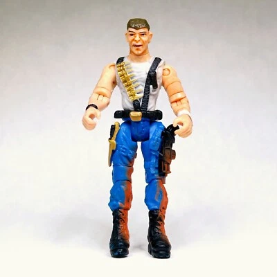 Boneco The Corps Special Forces ROOS calça azul e vermelha brinquedo soldado 2005 Lanard 4" - Imagem 1 de 4