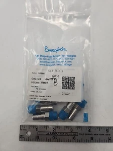 Adaptador macho de montaje de tubo de acero inoxidable Swagelok SS-6-TA-1-2 SS-6-TA-1-2 CANTIDAD8 - Imagen 1 de 2
