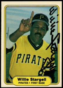 1982 Fleer Willie Stargell Signed Autographed Card #499 JSA - Picture 1 of 3