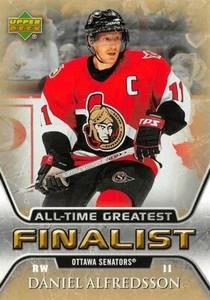 2005-06 Upper Deck All-Time Greatest #41 Daniel Alfredsson - Picture 1 of 2