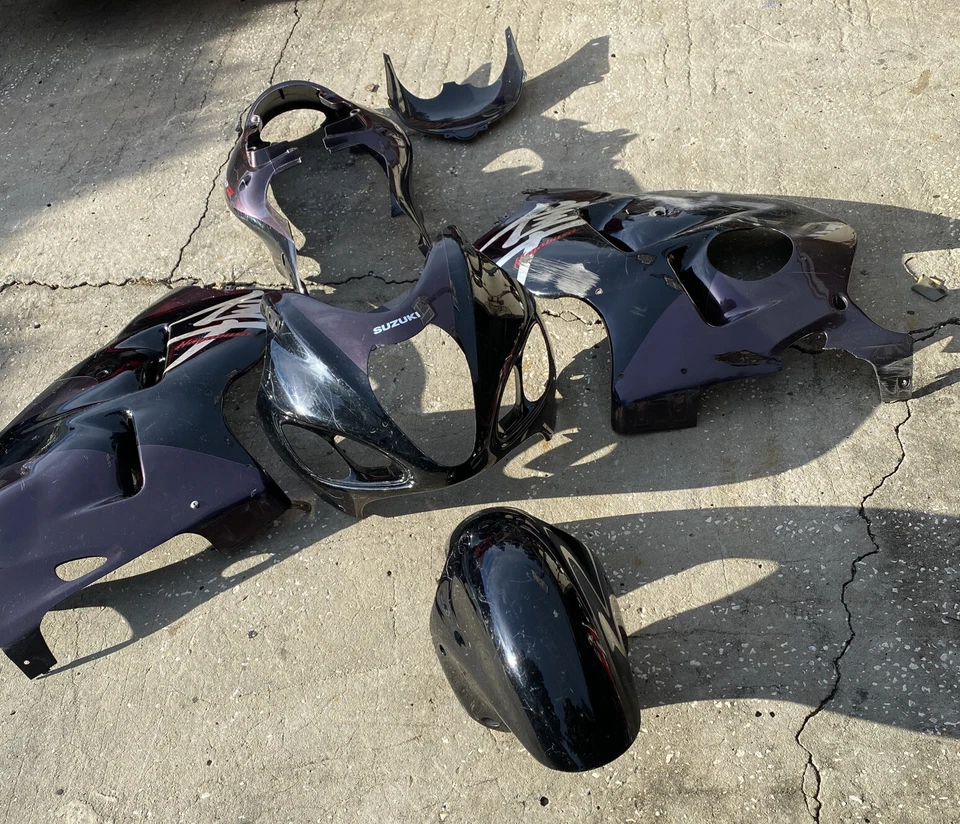 99-07 Gen 1 Suzuki Hayabusa GSXR 1300 ПЕРЕДНИЙ ВЕРХНИЙ RT LTSEAT ХВОСТ ОБТЕКАТЕЛИ НАБОР - Изображение 1 из 4