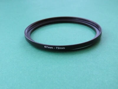 67mm-72mm Stepping Step Up Male-Female Filter Ring Adapter 67mm-72mm  - Image 1 of 2