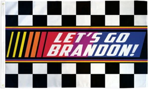 Checkered Let's Go Brandon Flag 3x5ft Republican Flag Anti-Biden - Picture 1 of 2