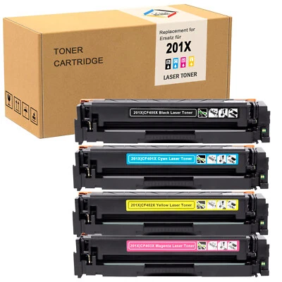 4x XXL Toner für HP 201X Color LaserJet Pro MFP M277dw M277n M274n M252dw M252n - Bild 1 von 4