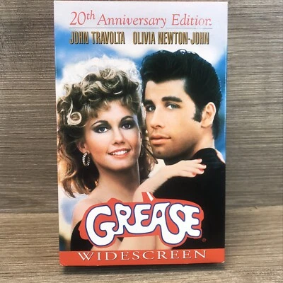 Grease VHS 20th Anniversary Edition Widescreen Soundtrack CD & Screenplay - Image 1 of 4