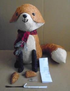 Wondershop Lit Sisal FOX 20" Alto Decoración de Navidad Iluminado (35 luces) - Imagen 1 de 24