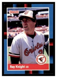 1988 Donruss #108 Ray KNIGHT  Third Base  Baltimore ORIOLES  FREE mailing