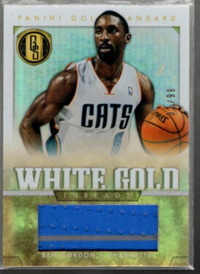 B4826- 2012-13 Panini Gold Standard White Gold Threads #36 Ben Gordon Jersey /99 - Image 1 of 2