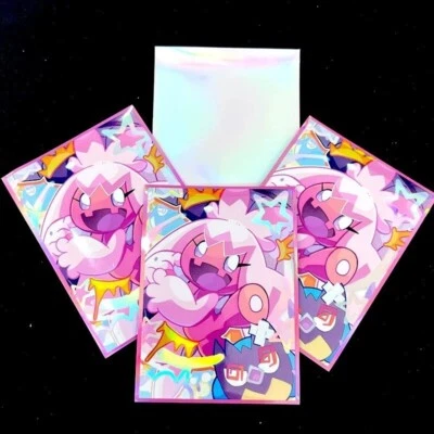 60PCS Trading Card Pokémon TCG Tinkaton Card Sleeves 66X91mm Standard Size - image 1 of 4