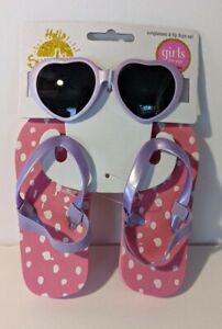 Girls Hello Sunshine Sunglasses & Flip Flops Set 0-3 Years
